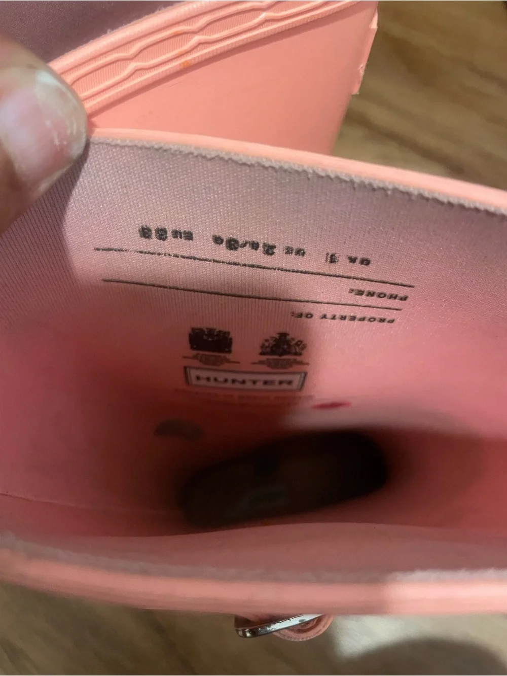 Hunter Kids Coral Pink Tall Rain Boots